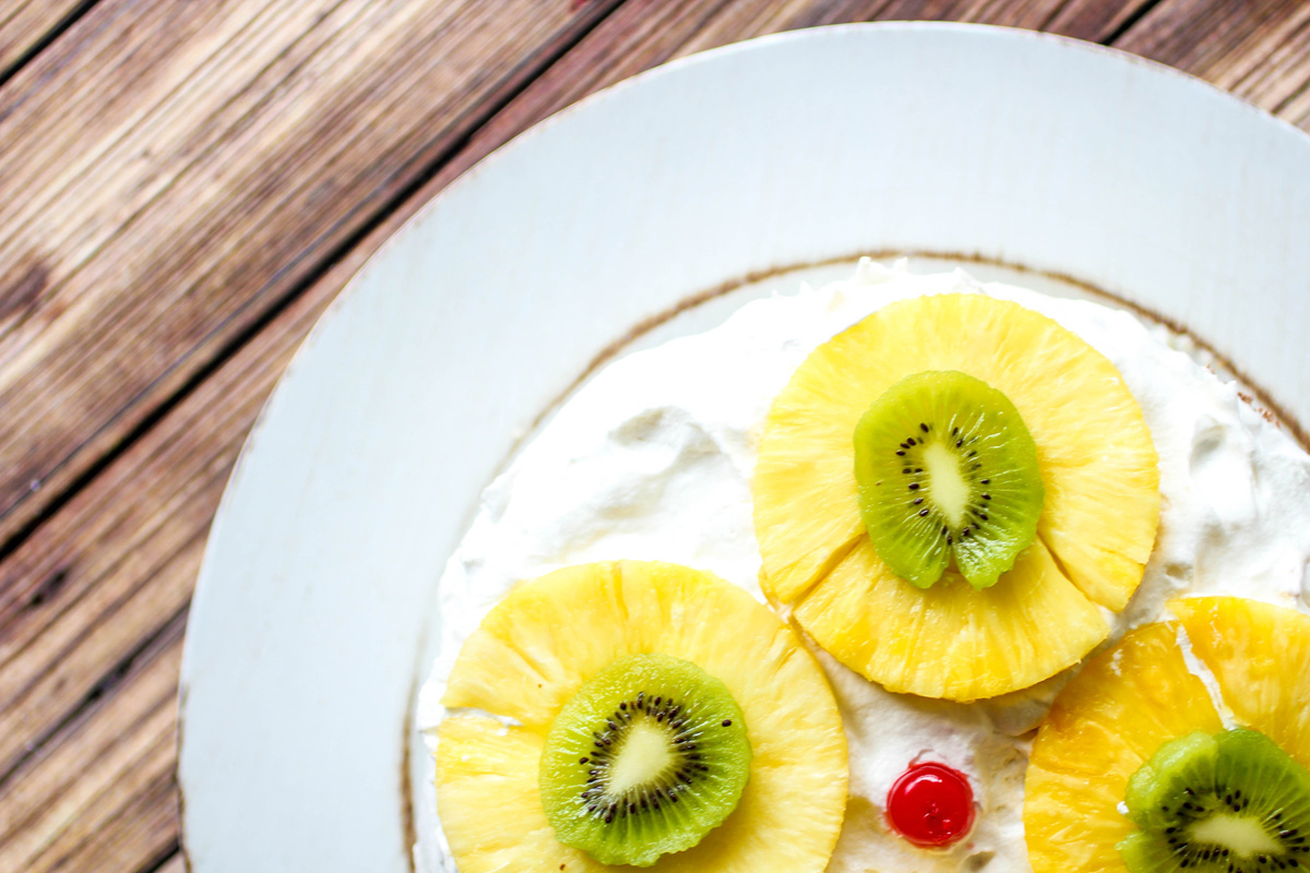 Tropical Layered Poke Cake