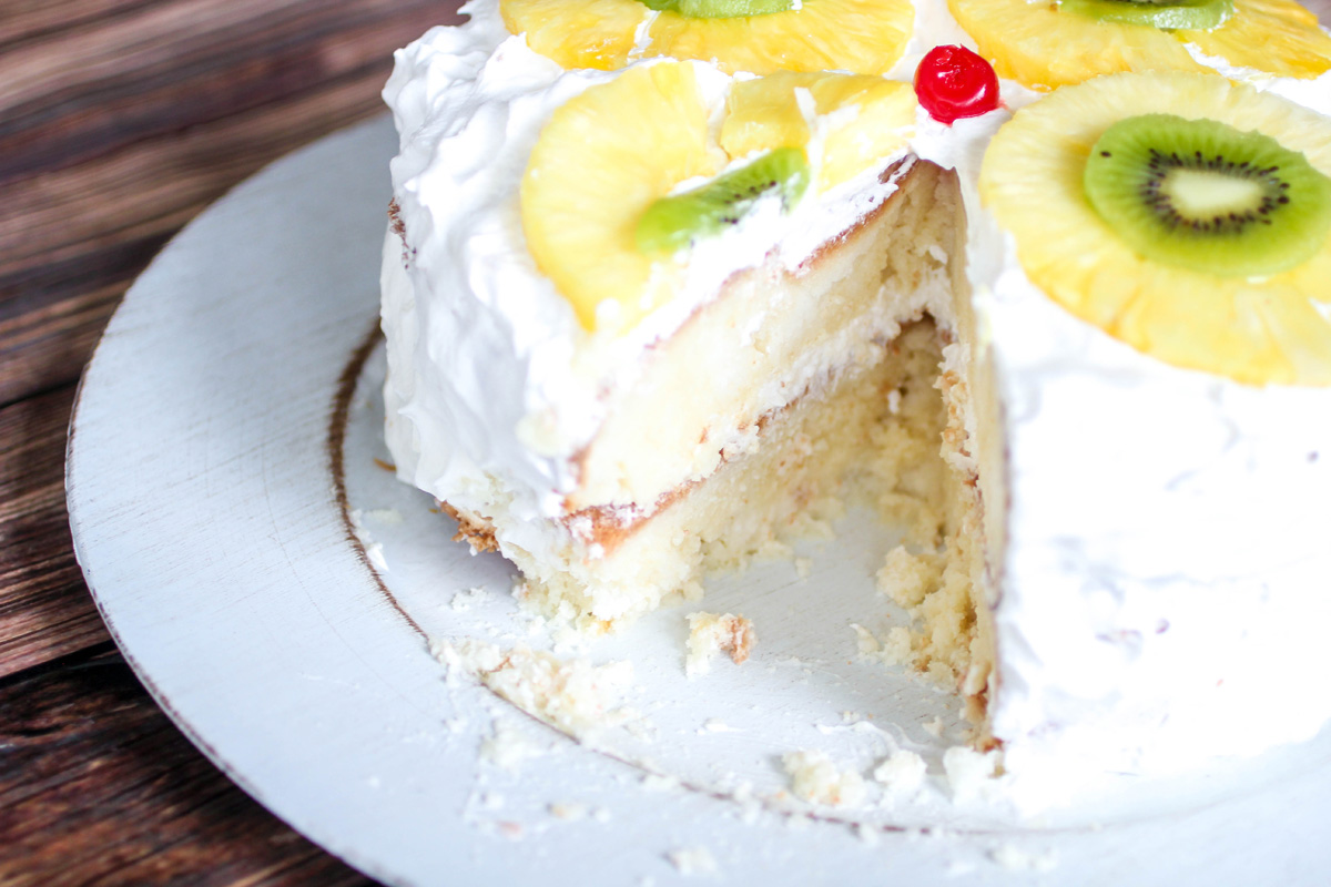 Tropical Layered Poke Cake