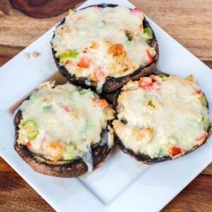 Tuna Stuffed Portabella Mushrooms
