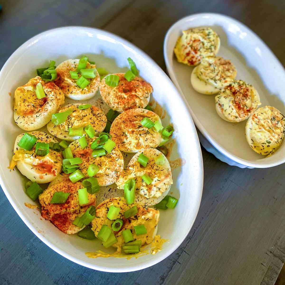 Twisted Deviled Eggs