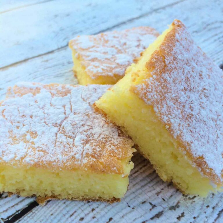 Two Ingredient Lemon Cake Bars