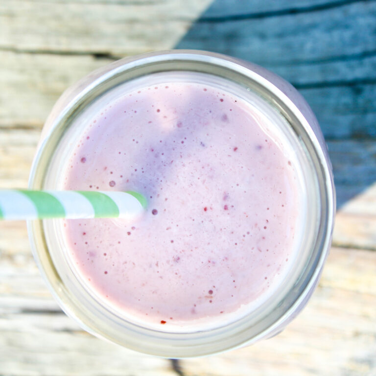 Vanilla Mango Cherry Smoothies