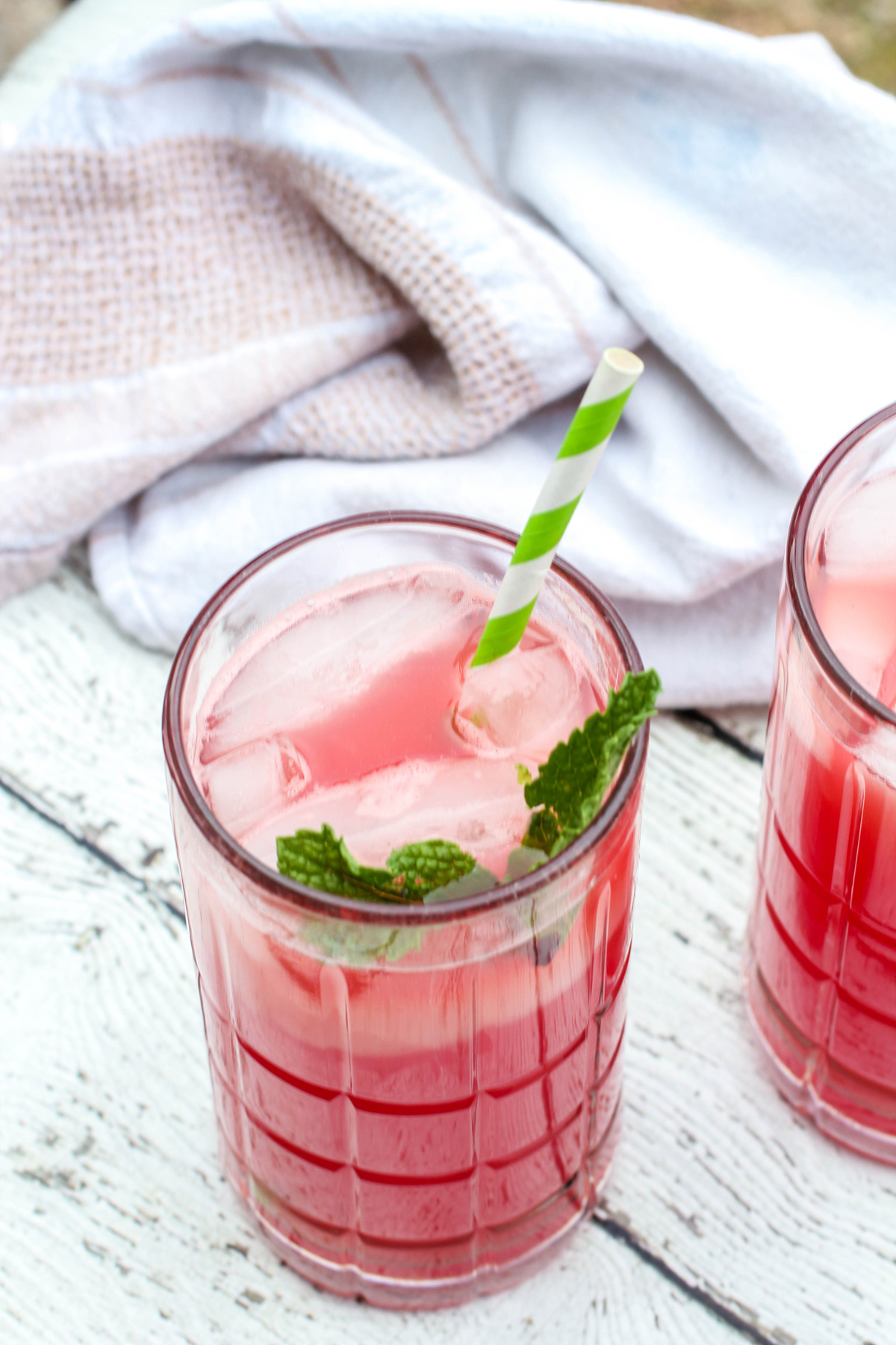 Watermelon Lime Mint Cocktails