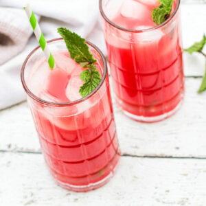 Watermelon Lime Wine Cooler