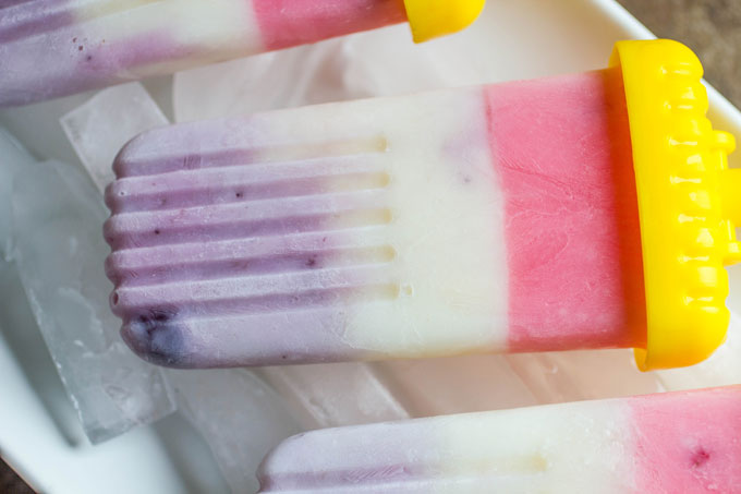 Yogurt and Fruit Ice Pops