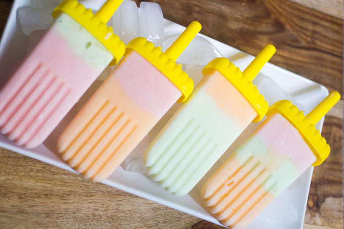 Yogurt and Fruit Ice Pops