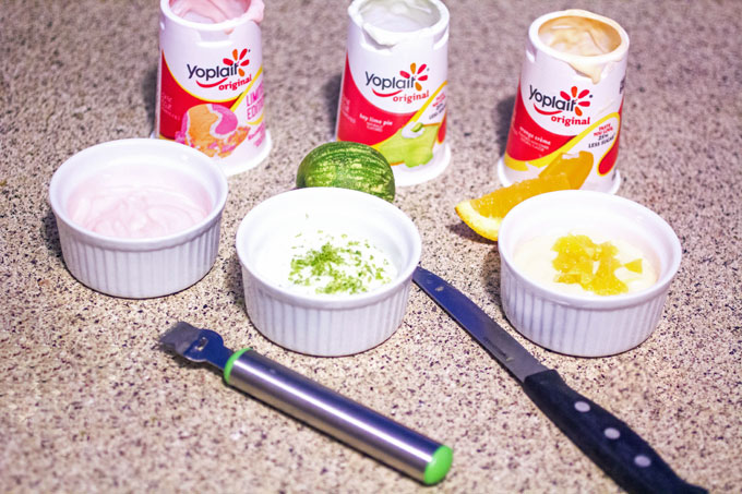Yogurt and Fruit Ice Pops