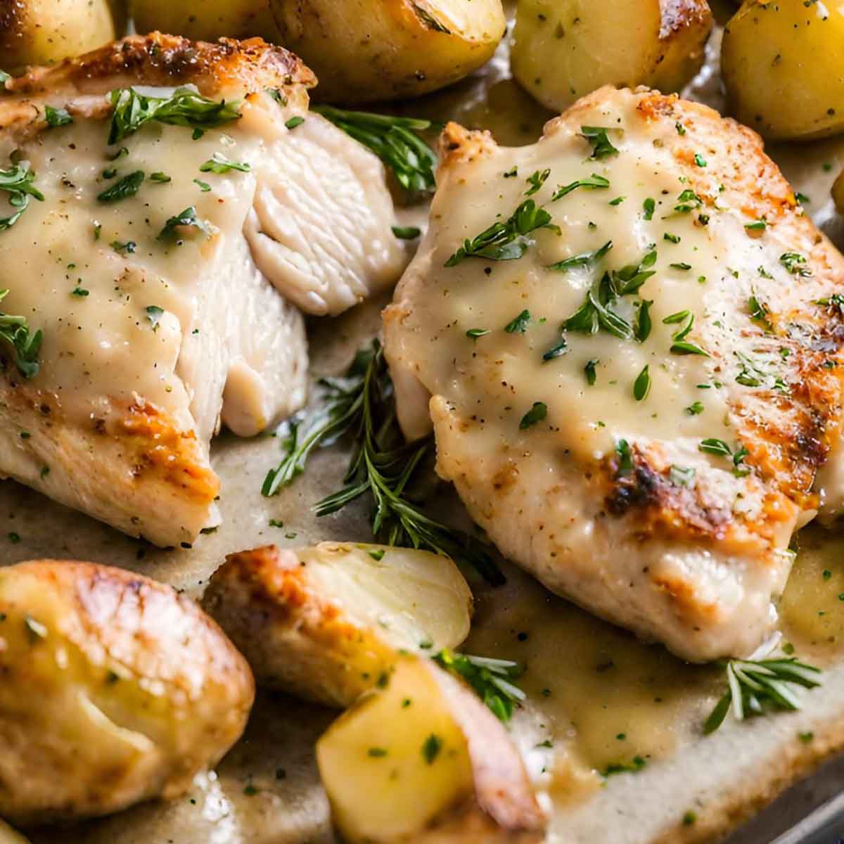 Zesty Chicken and Potato Sheet Pan Dinner